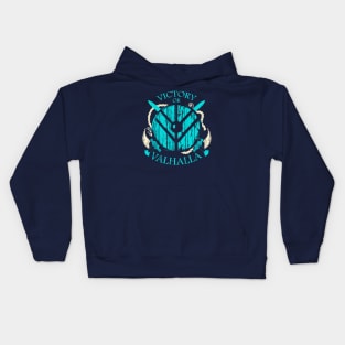 victory or valhalla - shield maiden Kids Hoodie